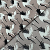 Ниагара принт "Птицы" N2459 бежевый, белый, 150 см, 110 г/м² фото № 3