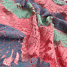 Гипюр SX-1681, мятный, светло-коралловый, 130 г/м², 150 см фото № 2