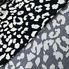 Вискоза принт "Леопардовый" ST4948, черный, молочный, 95 г/м², 145 см фото № 3