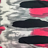 Трикотаж масло набивное "Абстракция" D126 Col.1 черный, розовый, 150 см, 200 г/м² фото № 4