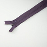 Молния потайная капроновая 40 см, фиолетово-баклажановый фото №1