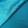 Сатин-креш стрейтч, бирюзово-голубой, 120 г/м², 150 см фото № 3