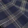 Костюмная клетка "Шотландка" арт.NZ-785, темно-синий, серый, 150 см, 200 г/м² фото № 4