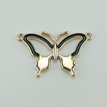 Элемент декоративный "Бабочка" 362, золото, 3,8 см