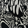 Трикотаж вискоза набивная "Абстракция" RY 20137, черный, светло-серый, 150 см, 200 г/м² фото № 4