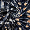 Трикотаж велюр "Геометрия" VLP204Z, темно-синий, 150 см, 240 г/м² фото №1