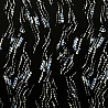 Шифон принт "Абстрактные черточки" XPW107 черный, белый, 150 см, 95 г/м² фото № 3