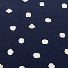 Ниагара принт "Горох" P0227, темно-синий, белый, 150 см, 110 г/м² фото № 4