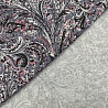 Трикотаж вискоза набивная "Огурцы" D15, серый, лиловый, 150 см, 200 г/м² фото № 3