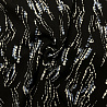 Шифон принт "Абстрактные черточки" XPW107 черный, белый, 150 см, 95 г/м² фото №1