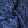 Костюмный жаккард WJC032, синий, 150 см, 250 г/м² фото №1