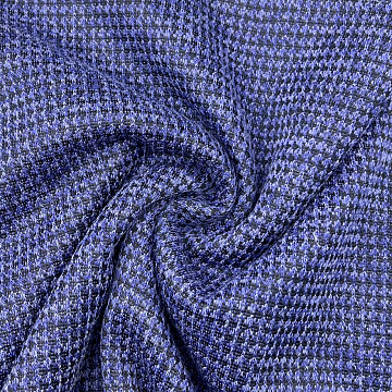 Трикотаж сандра жаккард T200226, фиолетовый, черный, 150 см, 230 г/м²