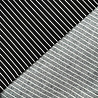 Коттон принт "Полосы" D54, черный, белый, 150 г/м², 150 см фото № 3