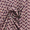 Ниагара принт "Буквы" D4, пыльно-розовый, бордовый, 150 см, 110 г/м² фото №1