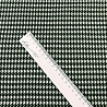 Трикотаж жаккард принт "Гусиная лапка" JC6289 темно-болотный, белый, 155 см, 215 г/м² фото № 4