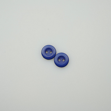 Пуговица 6 L24, D 1,5 см (уп. 500 шт.) синий