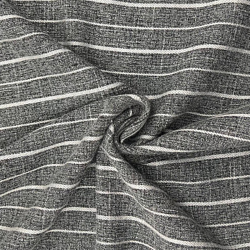 Костюмная ткань "Полоска" HB16-31, серый меланж, 150 см, 210 г/м²