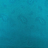 Вискоза жаккард однотонный "Огурцы" D112-2-1, бирюзовый, 150 см, 100 г/м² фото № 4
