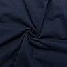 Трикотаж с хлопком "Пике" темно-синий, 180 см, 210 г/м² фото №1