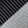 Коттон принт "Полосы" D59, черный, белый, 150 г/м², 150 см фото № 3