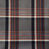 Костюмная клетка "Шотландка" арт.NZ-754-1, черный, красный, 150 см, 200 г/м² фото № 3
