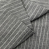 Костюмная ткань "Полоска" R-50, серый, 150 см, 105 г/м² фото № 2