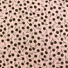 Коттон принт "Вишня" D3167, светло-розовый, оливково-коричневый, 145 см, 100 г/м² фото № 4