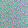 Коттон принт "Цветы" D3006, зеленый, фиолетовый, 145 см, 100 г/м² фото № 4
