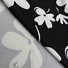 Трикотаж ливерпуль принт "Цветы" 40731 HN-005 черный, белый, 250 г/м², 150 см. фото № 2