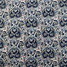 Коттон принт "Узоры" D3128, темно-синий, джинсовый, 145 см, 100 г/м² фото № 4