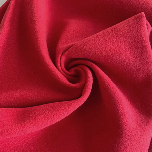 Пальтово-костюмная ткань (кашемир), красный, 150 см, 300 г/м²
