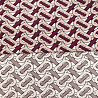 Ниагара принт "Буквы" D4, пыльно-розовый, бордовый, 150 см, 110 г/м² фото № 3