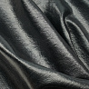 Кожа искусственная лаке креш цвет черный, 150 см, 240 г/м² фото №1