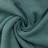 Трикотаж однотонный "Вафля" сине-зеленый, 150 см, 300 г/м² фото №1