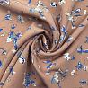 Ниагара принт "Цветочный" N3841, бежевый, голубой, 150 см, 110 г/м² фото №1