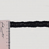 Тесьма декоративная T 311 х/б черный, 2 см (намотка 26 ярдов) фото №1