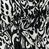 Трикотаж вискоза набивная "Абстракция" RY 20137, черный, светло-серый, 150 см, 200 г/м² фото №1