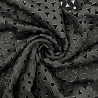 Трикотаж эластан (скуба) с перфорацией S11016, черный, 150 см, 270 г/м² фото №1