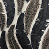 Сетка пайетки "Перья" YMH, черный, синий, 150 см фото № 5