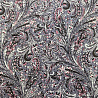 Трикотаж вискоза набивная "Огурцы" D15, серый, лиловый, 150 см, 200 г/м² фото № 4