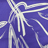 Трикотаж скуба креп принт "Цветочный" SC2407 фиолетовый, белый, 150 см, 230 г/м² фото № 4