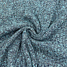 Трикотаж рибана (лапша) меланж RIB134L голубой, 150 см, 200 г/м² фото №1