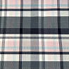 Костюмная клетка "Шотландка" арт.NZ-601, серый, пудрово-розовый, 150 см, 200 г/м² фото № 3