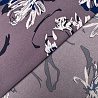 Ниагара принт "Цветочный" N3908, белый, пыльно-фиолетовый, 150 см, 110 г/м² фото № 3