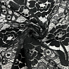 Гипюр "Цветы" с люрексом 30389, черный, 100-110 г/м², 150 см фото №1