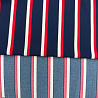Ниагара принт "Полоски" P902, синий, красный, 150 см, 110 г/м² фото № 3