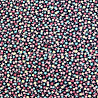 Коттон принт "Цветочки" D3401, темно-синий, розовый, 145 см, 100 г/м² фото № 4