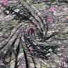 Трикотаж вискоза набивная "Абстракция" KNC57010, розовый, серый, 150 см, 150 г/м² фото №1