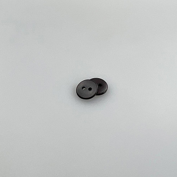 Пуговица 10 L18, D 1,1 см (уп. 500 шт.) графитовый
