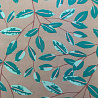 Ниагара принт "Листья" N5041 бирюзово-зеленый, бежевый, 150 см, 110 г/м² фото № 4